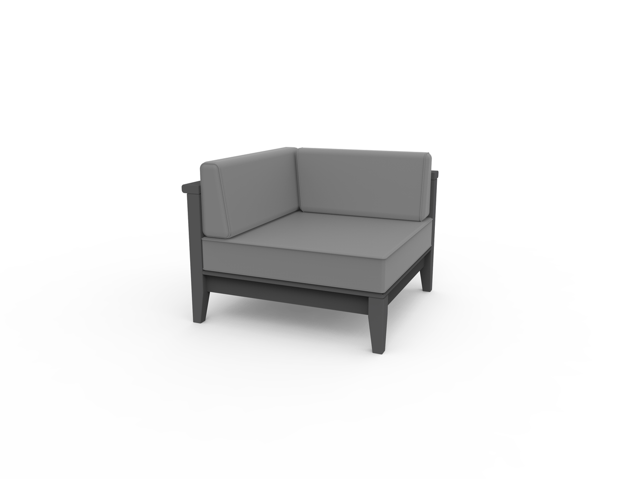 Charcoal Sectional Corner