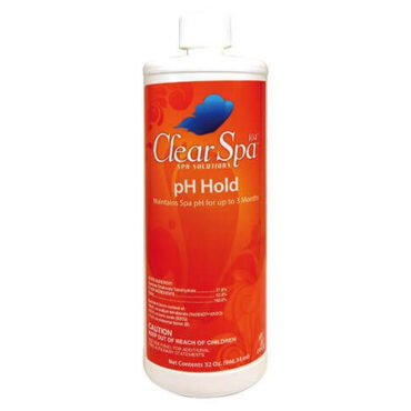 A special blend of balancer agents that will lock and maintain an ideal pH level for extended periods of time.

Clear Spa 104° pH Hold is a recommended treatment to "set" the pH and "hold it in the desired range for up to three months making it much easier to maintain spa water.