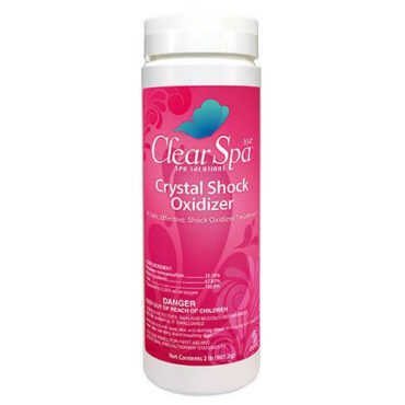 A non-chlorine shock that keeps water crystal clear. Provides an oxygen boost for existing chlorine and removes organic materials that can build in spa water.