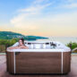 Artesian Hot tub make your backyard a tranquil escape.