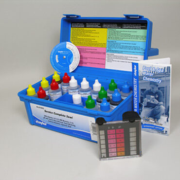 This Taylor Pool Test Kit also comes with a heavy-duty case, and each solution comes in a 2-ounce amount. The complete set also includes a waterproof copy of the Pool and Spa Water Chemistry Guide to make sure you know your water is safe.